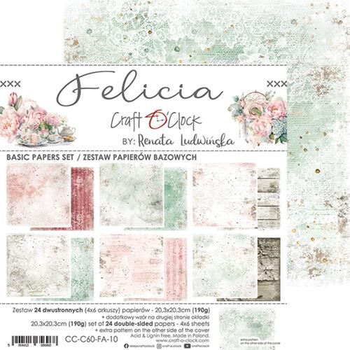 Paper Collection Basic Set 20.3 x 20.3 – Felicia – Craft O’Clock