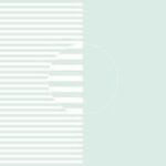 Dini Design Scrappapier 10 vl Blockstripes/uni - Lichtblauw 30,5x30,5cm #3021