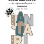 Dutch Doobadoo Card-Art Planner stencil Januari A5 (NL)