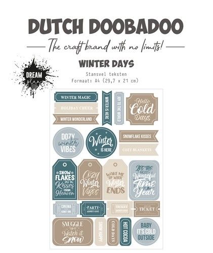 Dutch Doobadoo Stansvel A4 Winter days