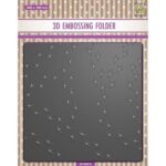 Nellie's Choice 3D Embossing Folder Birdfeet EF3D078