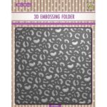 Nellie's Choice 3D Embossing Folder Leopard EF3D081