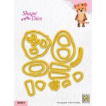 Nellie's Choice Shape Die Cheetah SD301