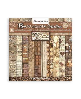 Paperpad Backgrounds- Coffee and chocolate – Stamperia