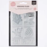 Embossing folder - Kerstmis Blokken - Vaessen Creative