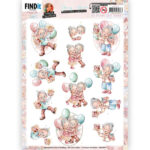 3D Push-Out - Yvonne Creations - Young at Heart - Party