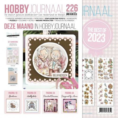 Hobbyjournaal 226 + Knipvellen boek The best of 2023