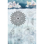 **-50%** Stencil Icy Florals Arctic Winter nr.583 - Studiolight