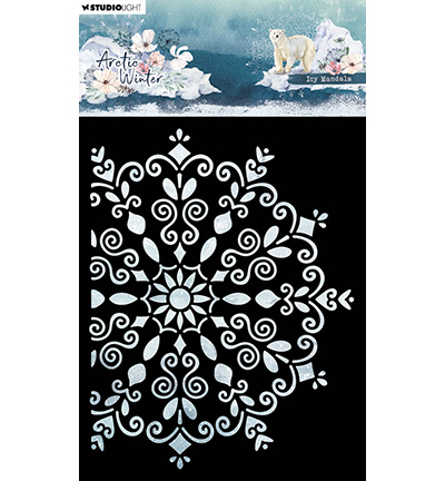 Stencil Icy Mandala Arctic Winter nr.253 – Studiolight