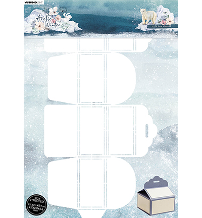 Stencil Giftbox Arctic Winter nr.02 – Studiolight
