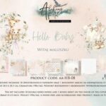 Paper Collection Set 20,3x20,3 cm Hello Baby