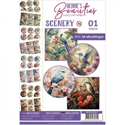 Berries Beauties Scenery Book 1 – birds – BBPO10001