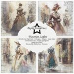 Paperpack - Victorian Ladies 30.5x30.5cm PF443 - Paper Favourites