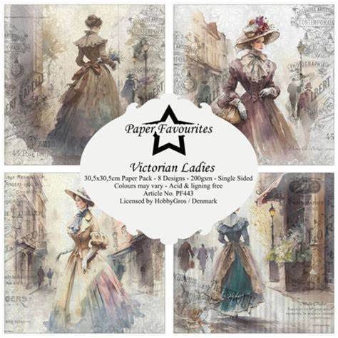 Paperpack – Victorian Ladies 30.5×30.5cm PF443 – Paper Favourites