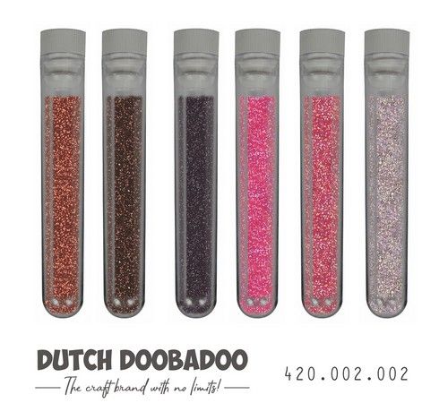 **-50%** Dutch Doobadoo glitterset Love 6 St 420.002.002