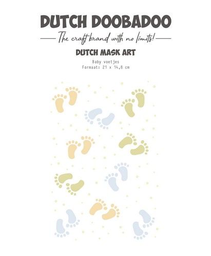 Dutch Doobadoo Mask Art Baby voet A5 470.784.292