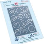 LeCrea - 3D embossing folder Wax zegels, Bloemen & Blaadjes 35.9051 10.5x14.5cm - Ã˜
