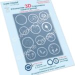 LeCrea - 3D embossing folder Wax zegels, Spec. gelegenheden 35.9068 10.5x14.5cm - Ã˜