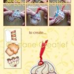 LeCrea - clear stamp Label Cupcake 55.8993