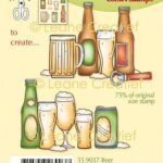LeCrea - combi clearstamp Bier 55.9037