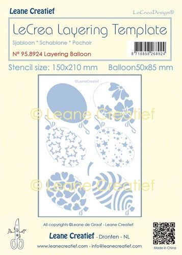 LeCrea – Layering Stencil Ballon 95.8924