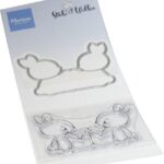 Marianne D Clear Stamps & dies Rabbit friends CS1154