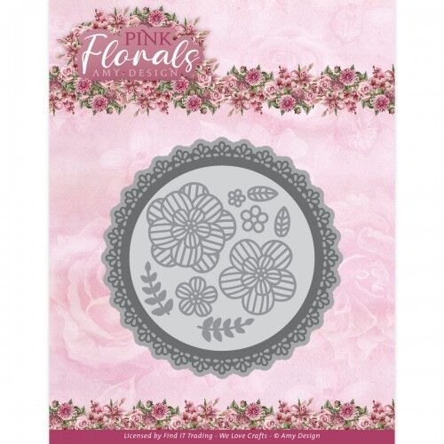 Dies – Amy Design – Pink Florals – Floral Elements