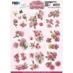 Cutting Sheets - Amy Design - Pink Florals - Mini