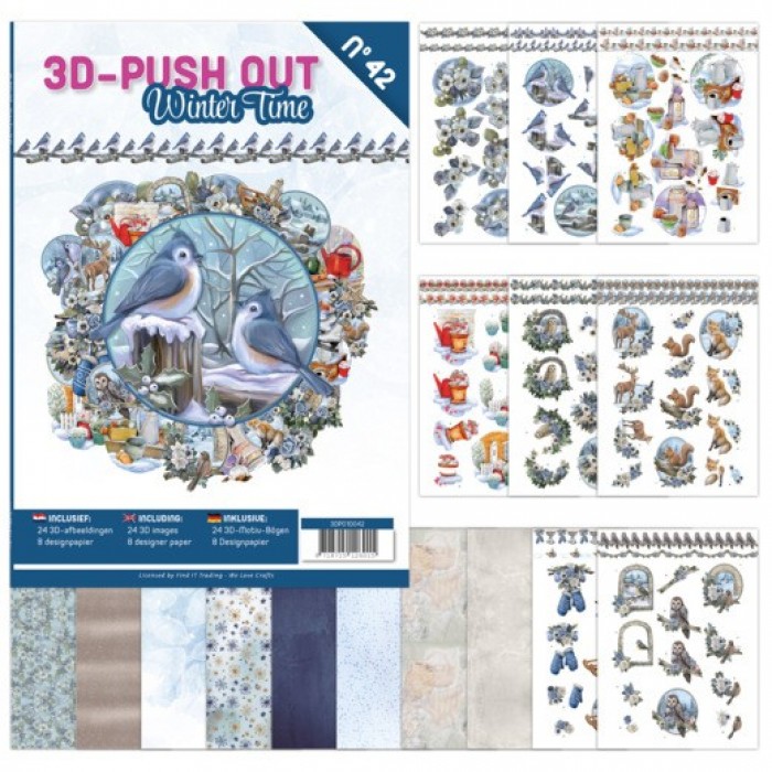 3D Push Out book 42 – Winter Time
