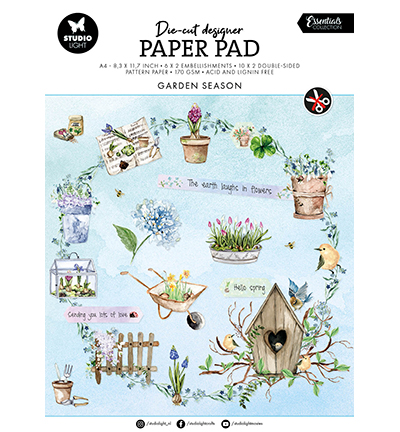 Die-cut Designer Paperpad – Garden Season Essentials – Studiolight