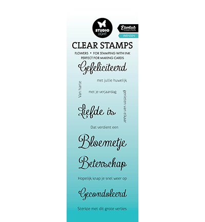 Studio Light Clear Stamp Essentials nr.590 – Wensen