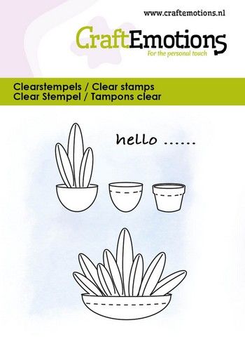 CraftEmotions clearstamps 6x7cm – Cactus 1