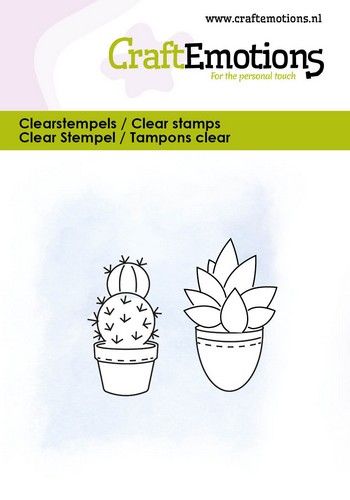 CraftEmotions clearstamps 6x7cm – Cactus 2