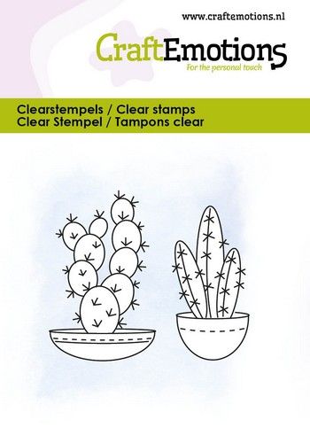 CraftEmotions clearstamps 6x7cm – Cactus 4