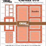 Crealies Cardzz Frame & inlay Xandra CLCZ575