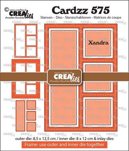 Crealies Cardzz Frame & inlay Xandra CLCZ575