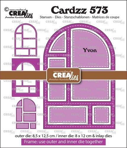 Crealies Cardzz Frame & inlay Yvon CLCZ573