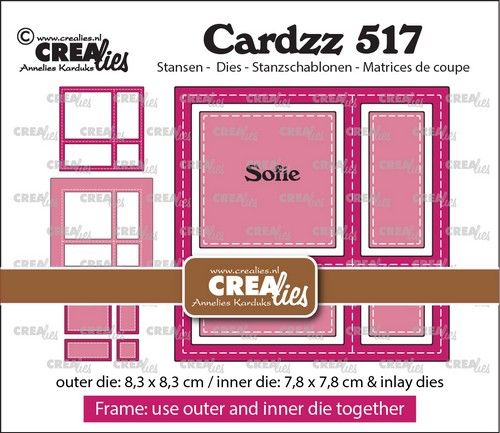 Crealies Cardzz Frame & Inlays Sofie CLCZ517