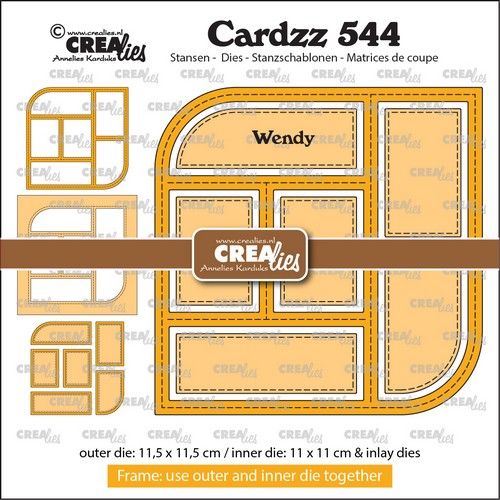 Crealies Cardzz Frame & Inlays Wendy CLCZ544