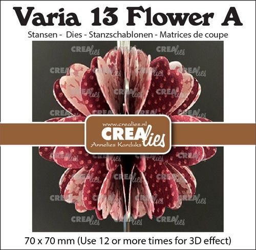 Crealies Varia 3D bloem A CLVAR13