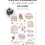 Dutch Doobadoo Dutch Sticker Wild Flower A5 Transparant 491.201.001