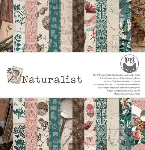 Piatek13 – Paper pad Naturalist 12×12 P13-NAT-08
