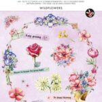 Studio Light Die-cut Paper Pad Wildflowers Essentials nr.145 SL-ES-DCPP145