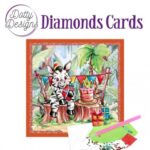 Dotty Designs Diamond Cards - Zebra Party