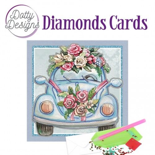 Dotty Designs Diamond Cards – Wedding Car