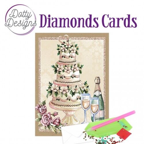 Dotty Designs Diamond Cards – Wedding Cake