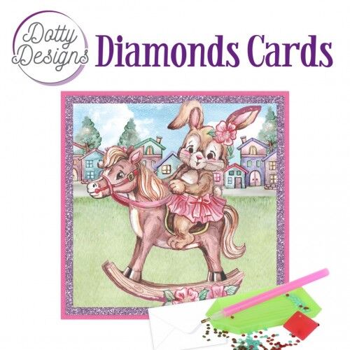 Dotty Designs Diamond Cards – Rocking Horse