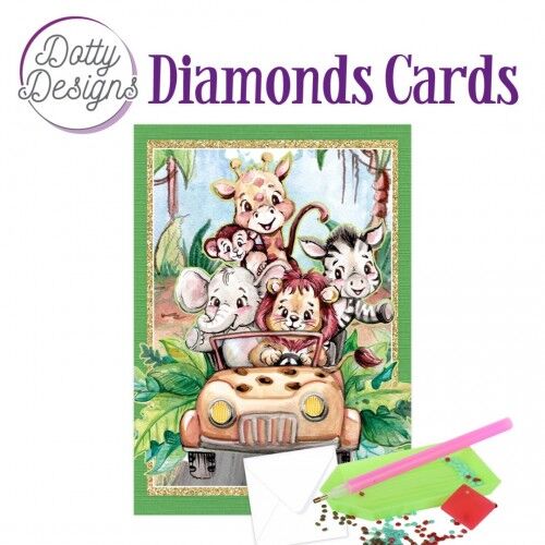 Dotty Designs Diamond Cards – Jungle Car