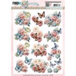 3D Cutting Sheet - Berries Beauties - Whispering Spring - Butterfly