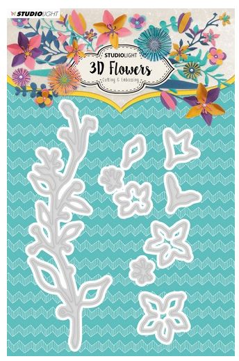 Snijmal 3D Flowers nr 181 – Studiolight